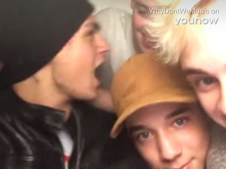 HopefulReed's tweet photo. 🔴 LIVE @whydontwemusic on #YouNow https://t.co/mrpDIz4HJ6 https://t.co/zvwnhDptOy