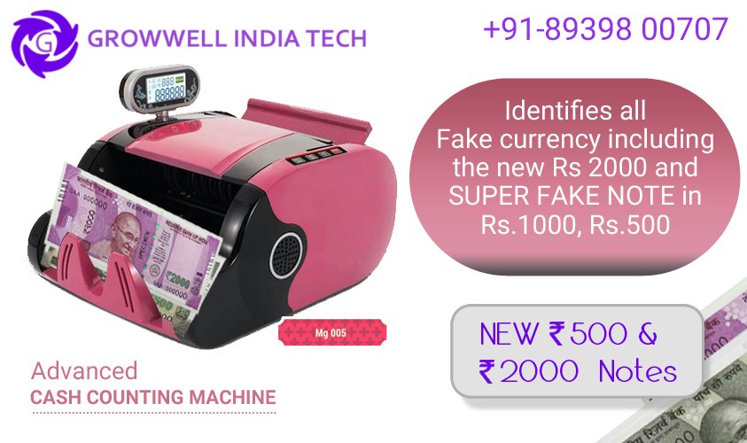 GrowwellIndia's tweet photo. #currencycountingmachine #Currency #Cash #cashcountingmechine #loosenotecountingmachine
https://t.co/iyf6TcDYhn https://t.co/VOgEoMKW9n