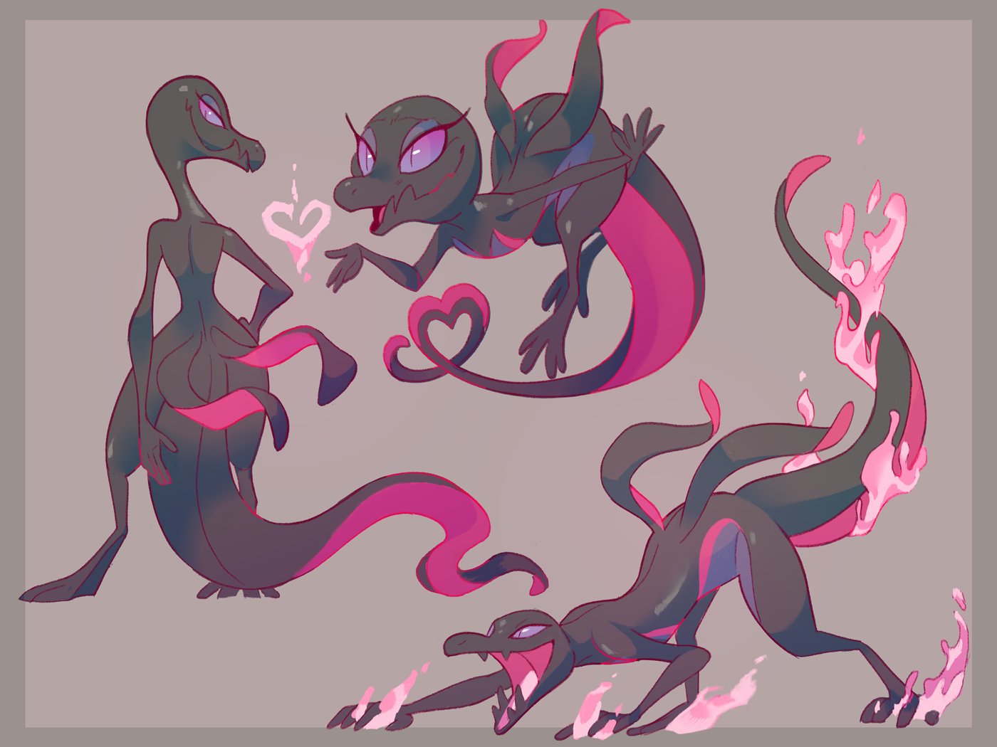 Kressent Rhodes on X: Wanted to do some quick sketches of #Salazzle. I  just really loved her design haha #PokemonSunMoon #pokemon  t.coW34ulwEz20  X
