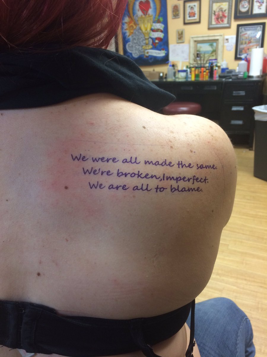 mizcarbuncle's tweet photo. New @OMandM inspired ink tonight:D
#bonesexposed https://t.co/NxCpfOpys5