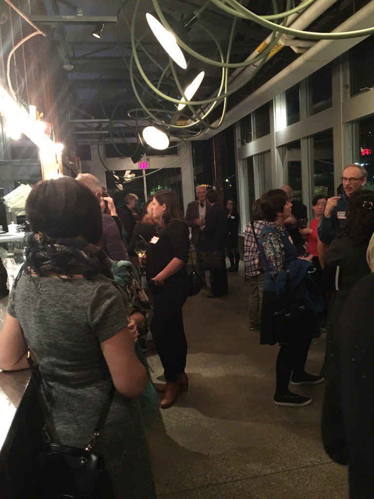 JAStacey's tweet photo. People are starting to gather and eat  some delicious foods by @chef_ishii #AccidentalChef @CafeBelong https://t.co/apYPJxkws5