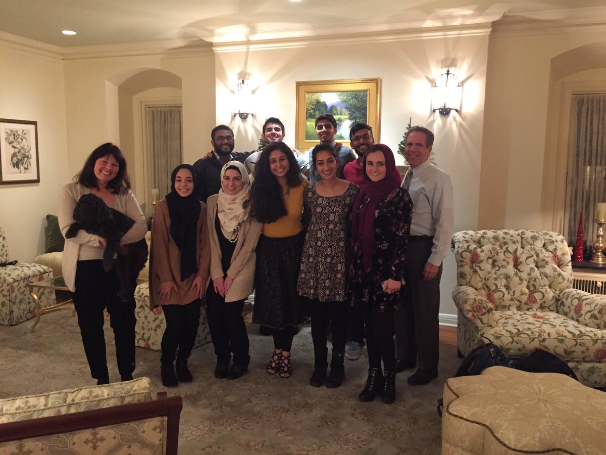 ButlerPrez's tweet photo. Wonderful dinner and engaging discussion with @butlermsa students. They are making a very positive difference @butleru https://t.co/jAH0oYsrIG