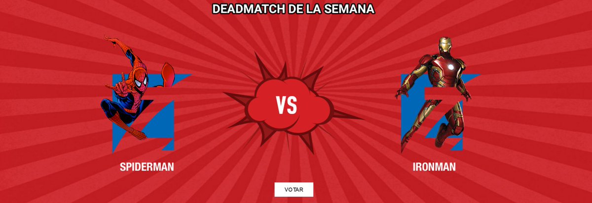 fliptvok's tweet photo. Una nueva #CivilWar arranca en este nuevo #Deadmatch de #FLIPZONE. ¡Spidey vs #IronMan! Danos tu ganador votando en https://t.co/N2YKS0eY4l https://t.co/qTfzGiM22e