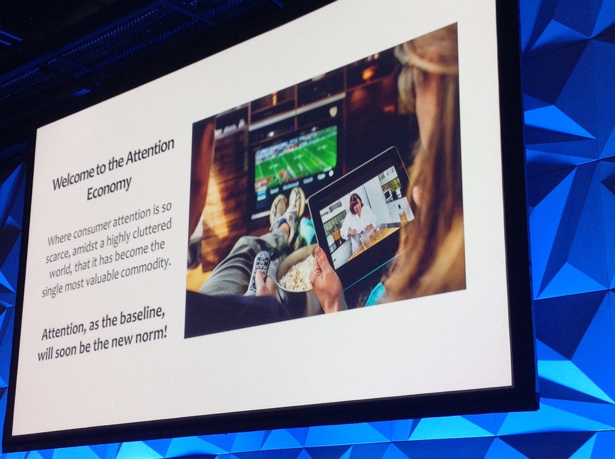 mediascope_'s tweet photo. 'The attention economy is coming' says Karen Nelson-Field.   #rethinktv https://t.co/66HPZiWWsd