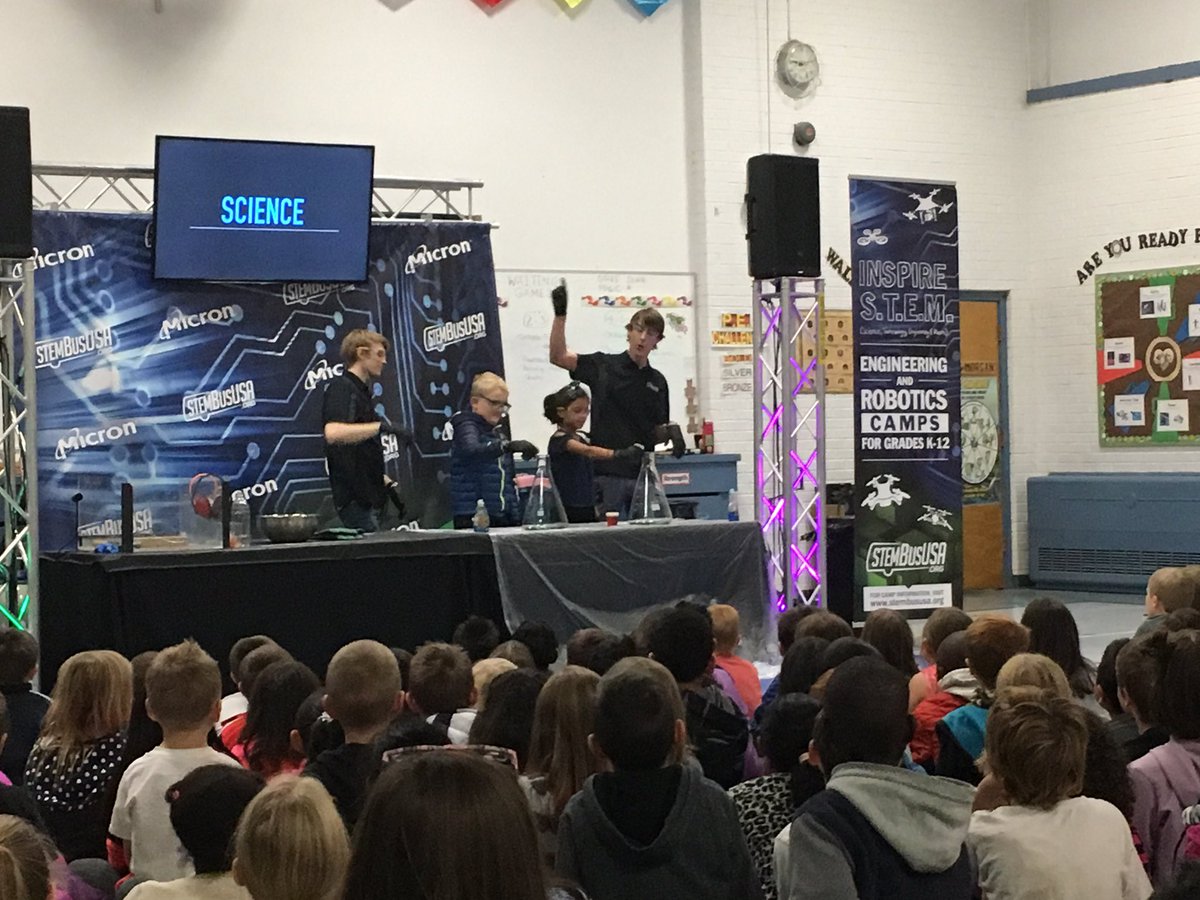 marymearns's tweet photo. Thanks Micron for the fantastic STEM EXPERIENCE! @Micron_Giving #BSDpride #STEMbususa #koelschrams https://t.co/2poMww9ogy