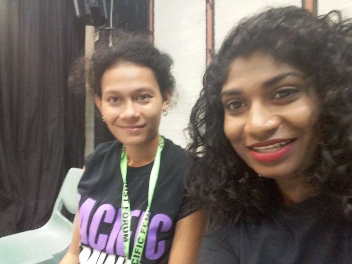MenkaGoundan's tweet photo. Wait the CommsLeader of course! Tx for having me parked in a corner of d CommsHub! @pacfemforum #mappingjourneys @marylocks92 https://t.co/GLLjtDEllZ