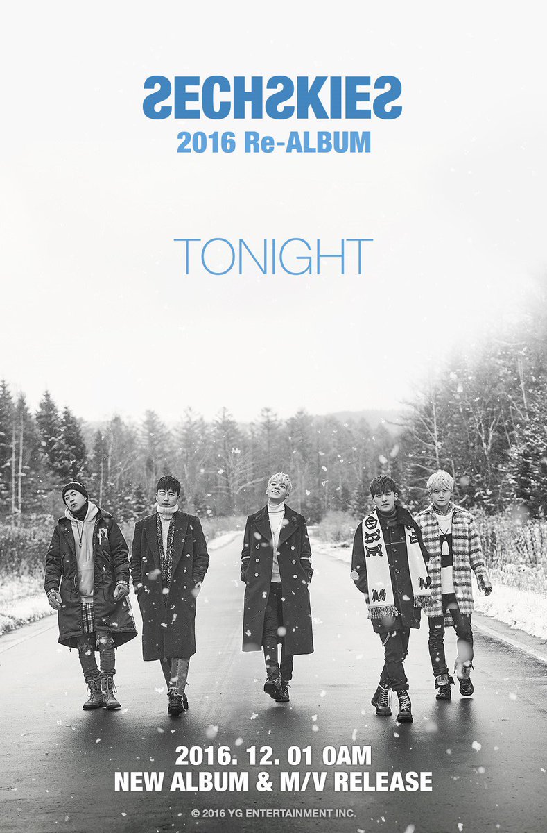 FROMREALYG's tweet photo. #SECHSKIES #젝스키스 #젝키 #2016ReALBUM #RErecording #REarrange #REmaster #NEWALBUM #MV #RELEASE #TONIGHT #20161201 #0AM #YG https://t.co/YFQng2QADN