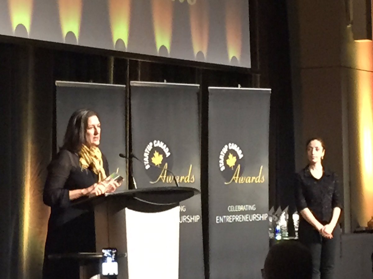 "Be bold. You have my respect," <a href="/SuzanneMGrant/">🇨🇦 Suzanne Grant, CD</a> tells #StartupCanAwards nominees &amp; winners <a href="/iBionicsCA/">iBionics Global</a>