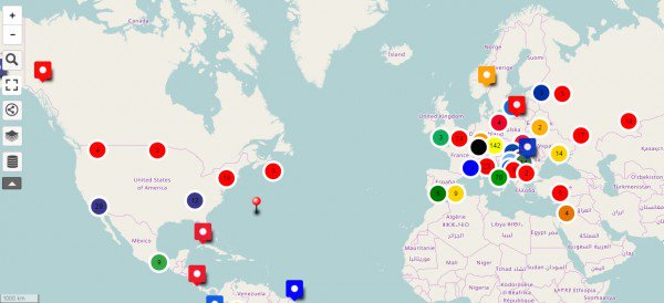 Latest Attempt to Create International Map of Go Clubs - usgo.org/news/2016/11/l…