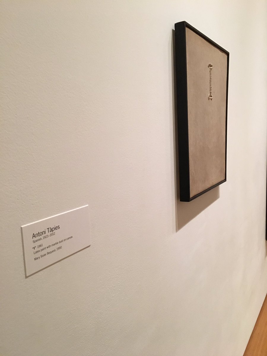 neeener_28's tweet photo. Antoni Tàpies es un artista español que creó obras de arte en el estilo de surrealismo. ¡Esta obra es muy bonita y muy simple! #2101fran https://t.co/fqY7bNzsoi