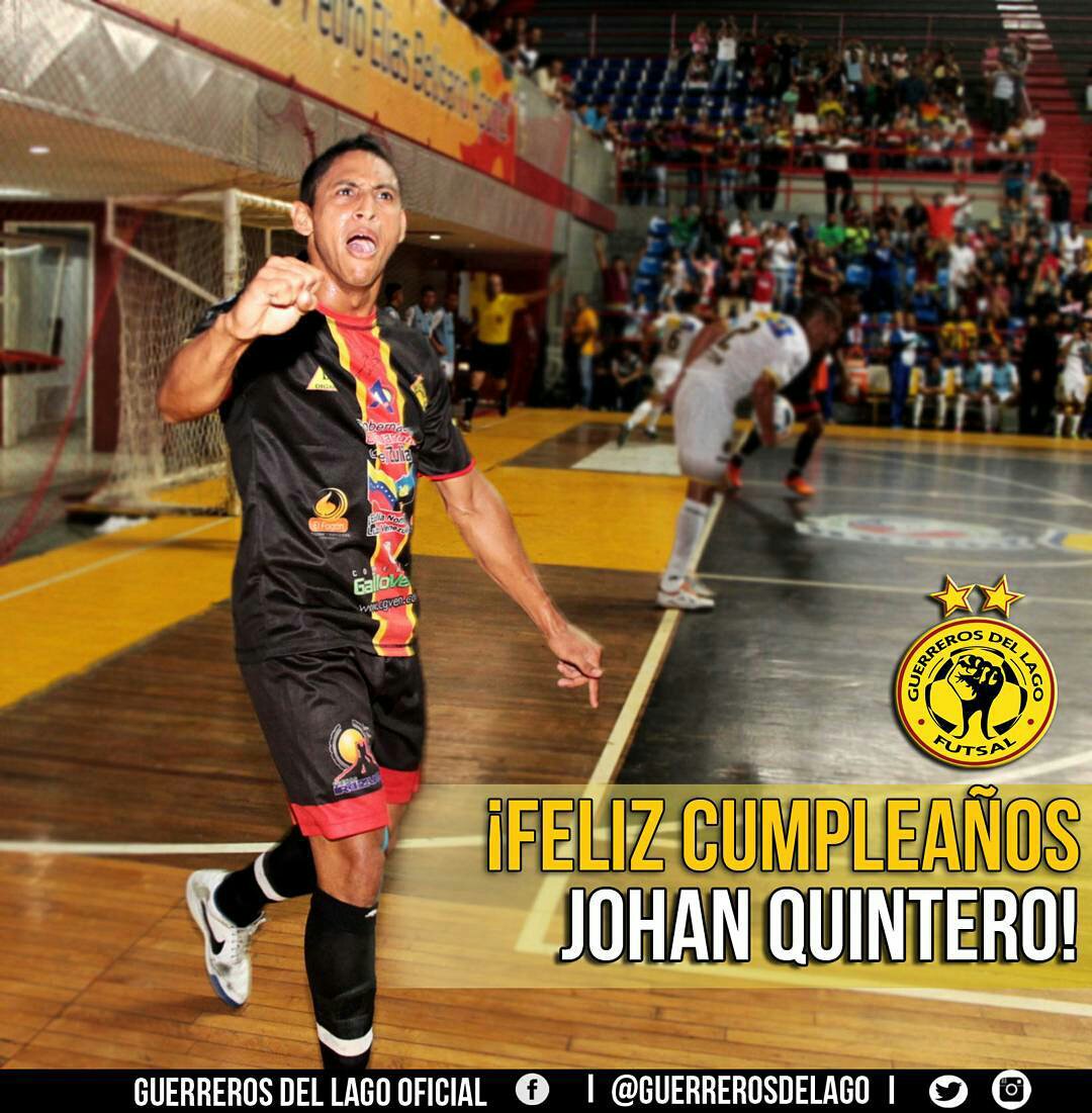 AnacoSCFutsal's tweet photo. Le deseamos un Feliz Cumpleaños a "La Bala" Johan Quintero 👏👏👏 https://t.co/gmie6NG3k8