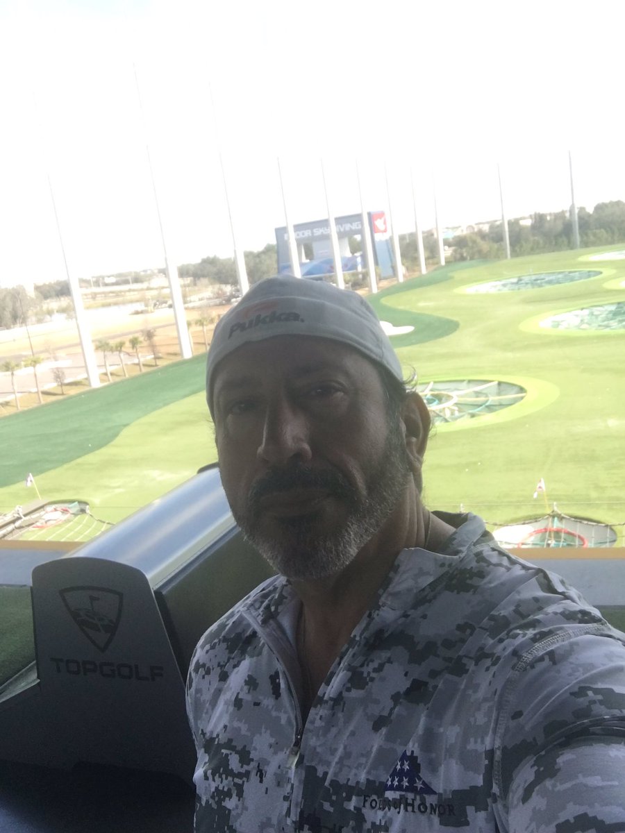 A2  #golfchat yes I did and I played at <a href="/TopgolfTampa/">Topgolf Tampa</a>