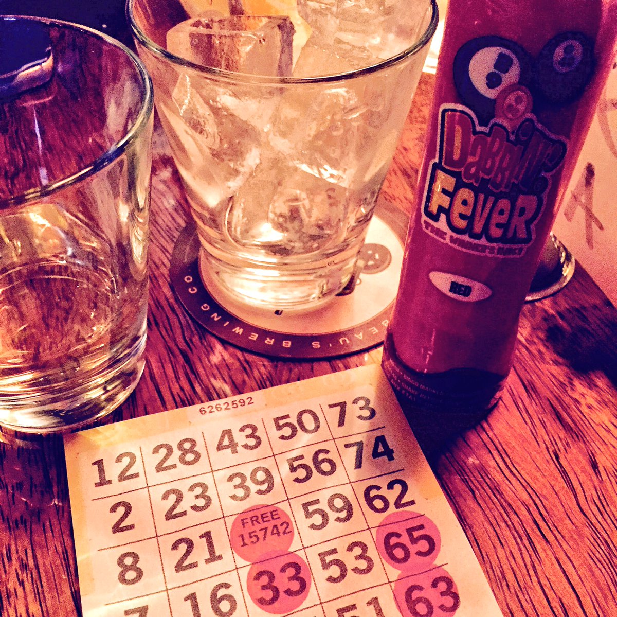 melarbr's tweet photo. Got that dabbin' fever at the @LieutenantsPump #Bingo #AlmostWinner #Dab https://t.co/7ILLGth5ba