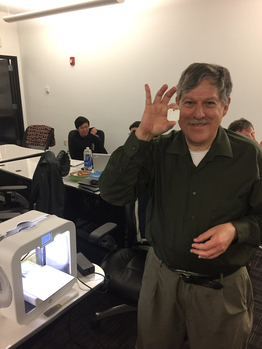 calvinhp's tweet photo. 3D printing at the #IOTStudyHall https://t.co/kpRKJ3SRHO