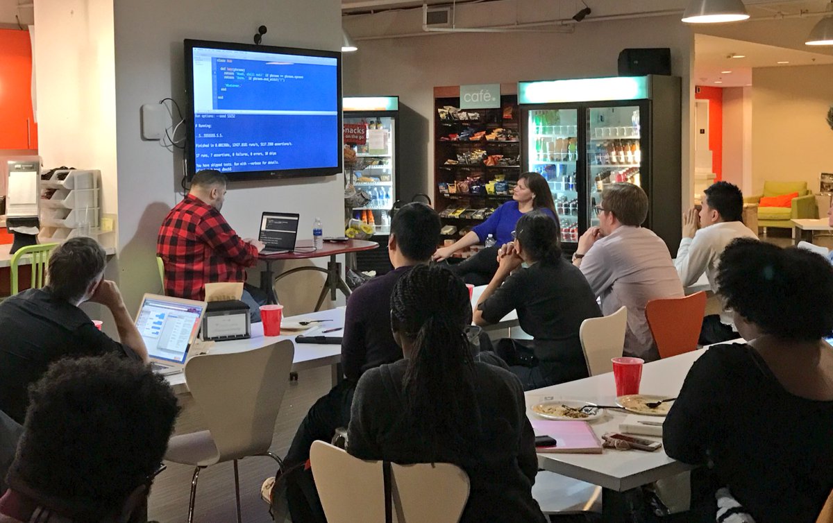 MaryKMcKenzie's tweet photo. Can you make all the tests pass with ALL EYES ON YOU?! π€π€π€ #CodeNewbieDC @CodeNewbies https://t.co/am5IvNiUev