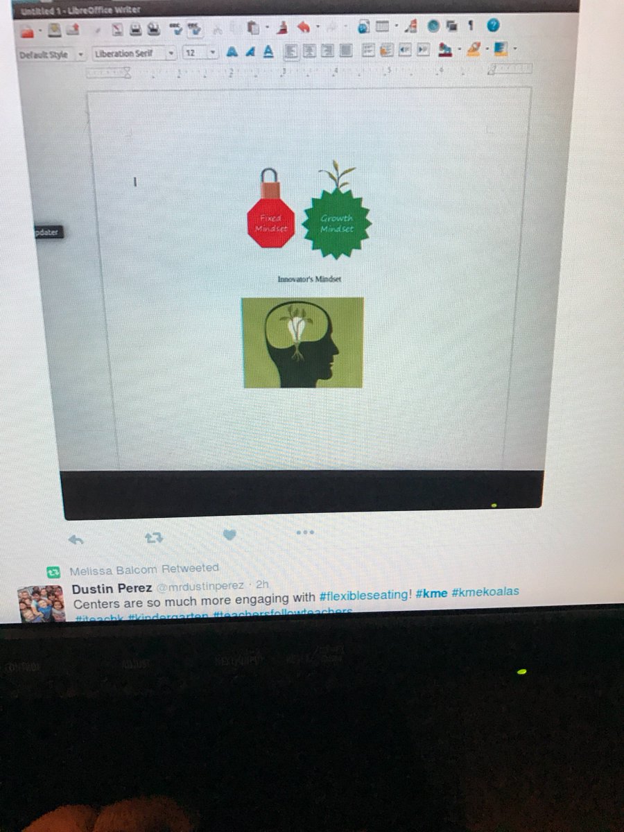 lizgon7's tweet photo. A2 #kmechat #InnovatorsMindset https://t.co/GLtkyAv6Ee