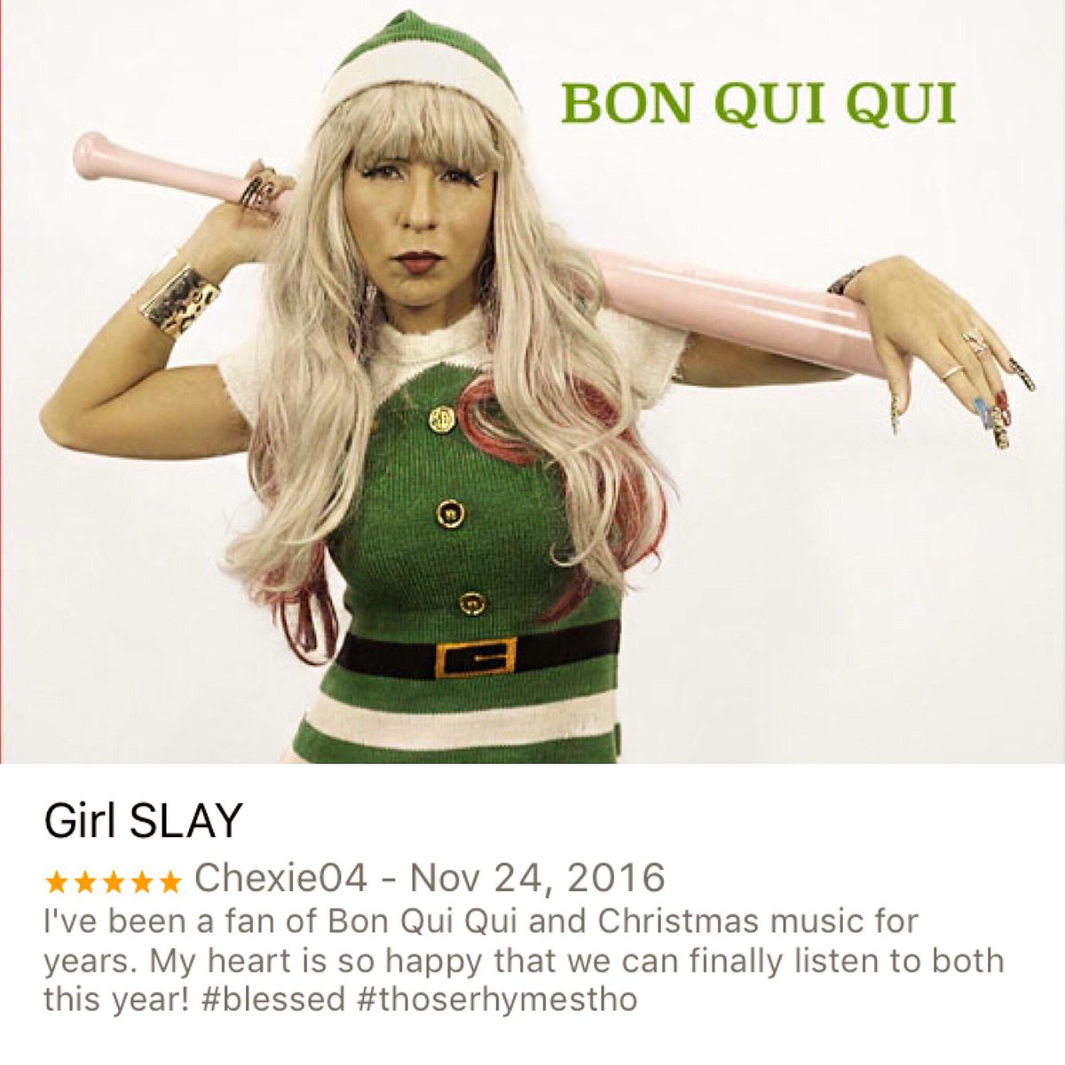 chexie04's tweet photo. Get it, girl. "Merry Hoodmas" by @bonquiqui (aka @anjelahjohnson) is everything! 😂🎄#dancingandlaughing #Bonquiqui https://t.co/89eJgETOJ4