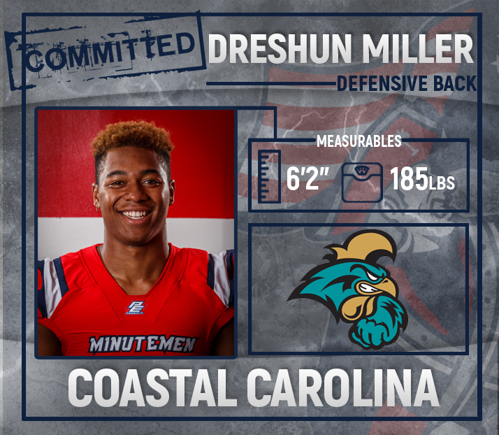 PalmettoPrepMM's tweet photo. Check out our first few commitments for the 2017 class. More to come... #battleon #2017recruits #palmettoprep #minutemen #FBS #FCS #D2 https://t.co/UyRg7DhtEV