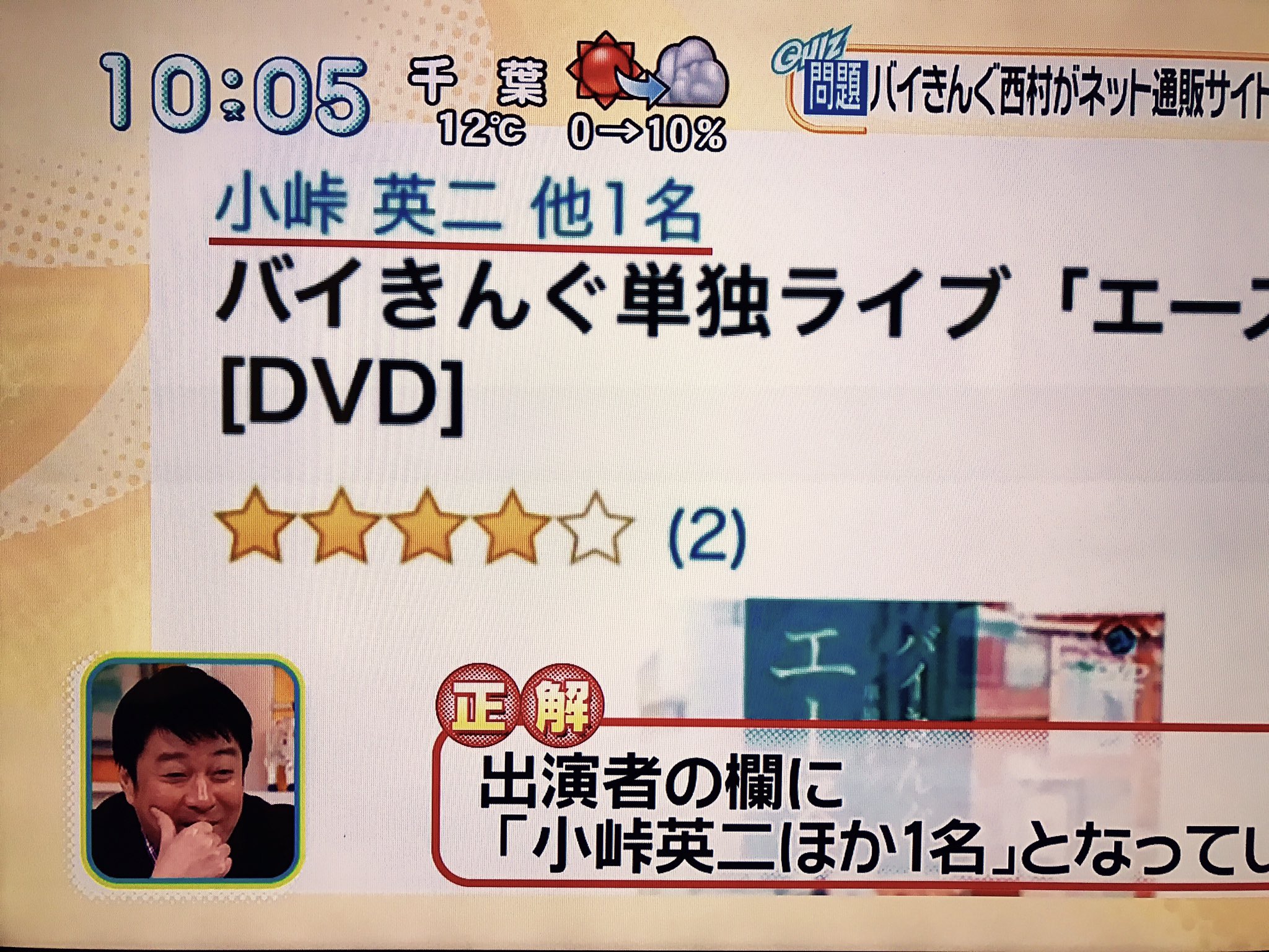 バイきんぐ／DVD　6枚セット　小峠英二　西村瑞樹 HRBrain」の新CMに藤田ニコルさん、バイきんぐの小峠英二さん