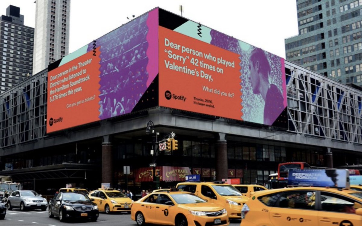 thenextweb's tweet photo. Spotify is using billboards to call you out on your questionable listening habits https://t.co/Lsy008PUCB https://t.co/wNihNYmReu