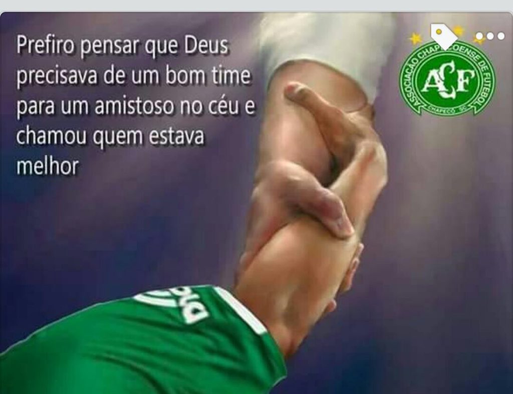 wescllei's tweet photo. #forçachape https://t.co/tvN74O1qNr