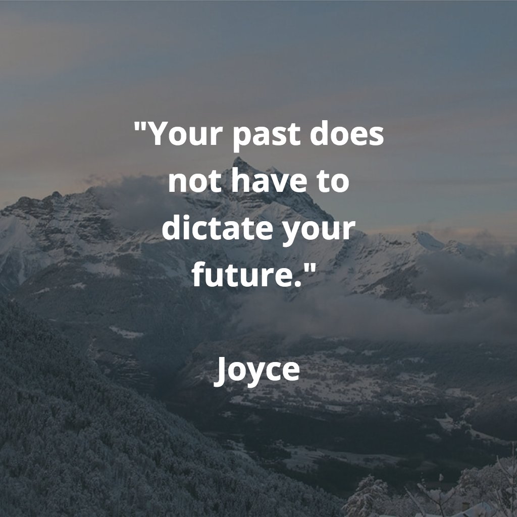 JoyceMeyer's tweet photo. "Your past does not have to dictate your future." -Joyce https://t.co/wJt4zZieL5