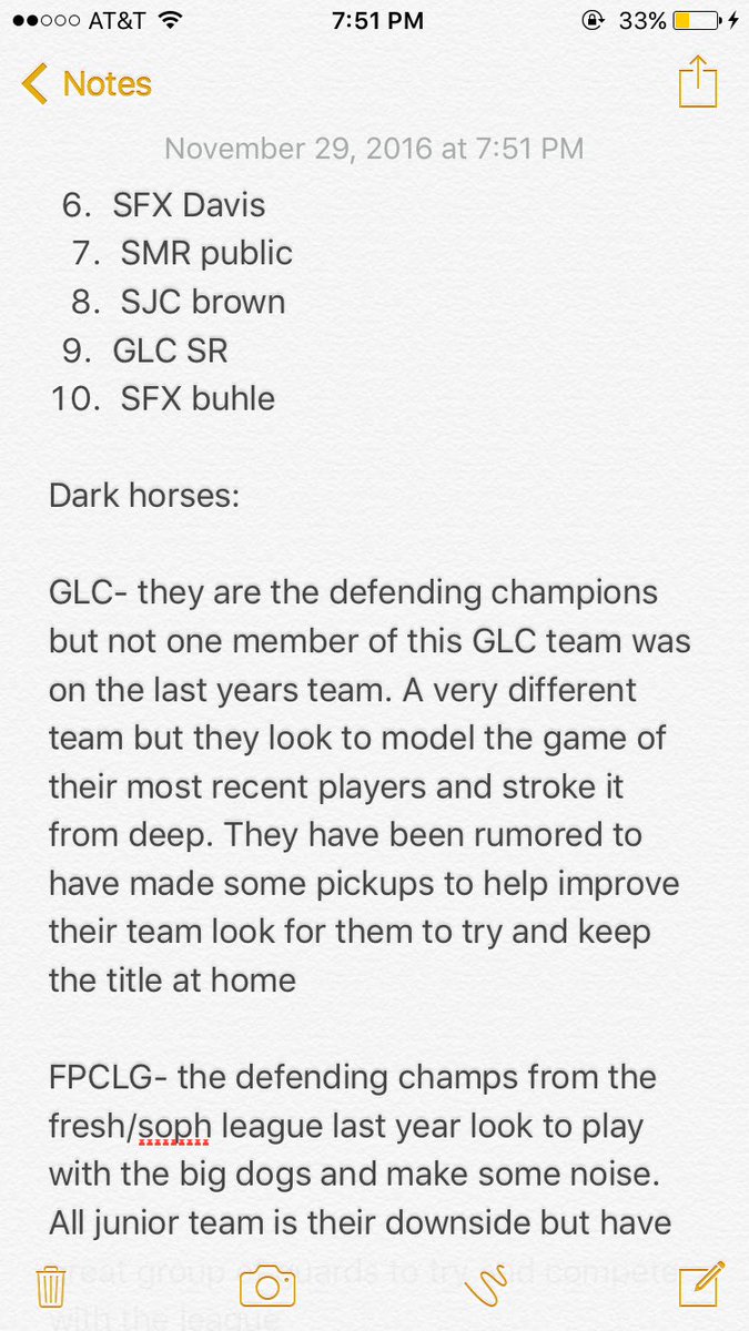 Church_League's tweet photo. Pre-Season rankings https://t.co/1rH2uoOtaC