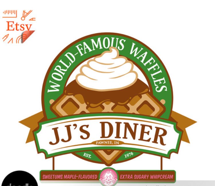 DeeSheehan's tweet photo. #jjsdiner #ParksandRec #RonSwanson #KNOPE2016 #treatyoself #LeslieKnope #Waffles  #parksandrecgifts https://t.co/AV30Nq9Tbs https://t.co/pPD5fTQw2u