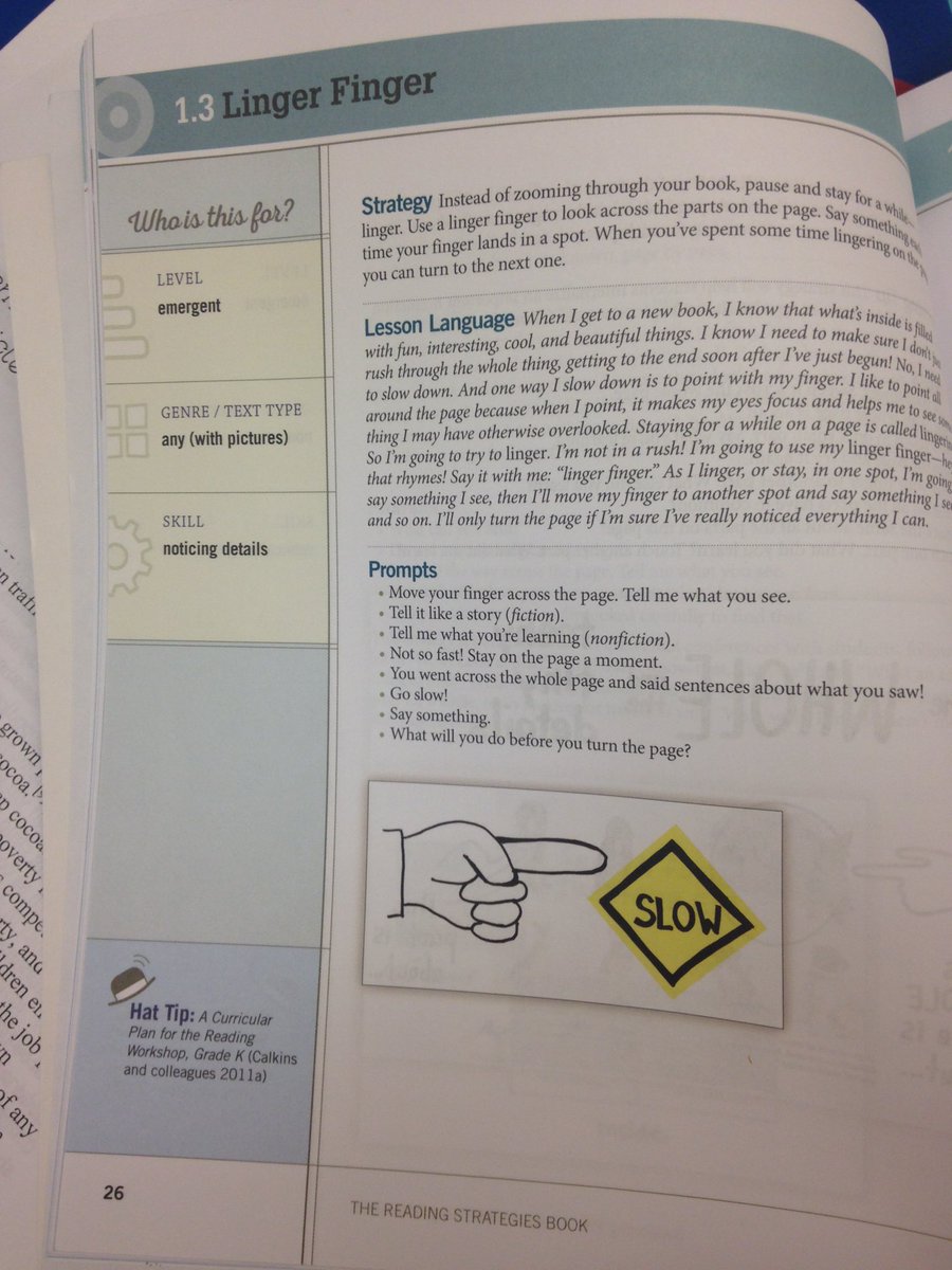 colli1031's tweet photo. My students loved using their "linger finger" to find key details in illustrations & photographs! #VVPLC 📚#developingskilledreaders https://t.co/OdyN33Xgtv
