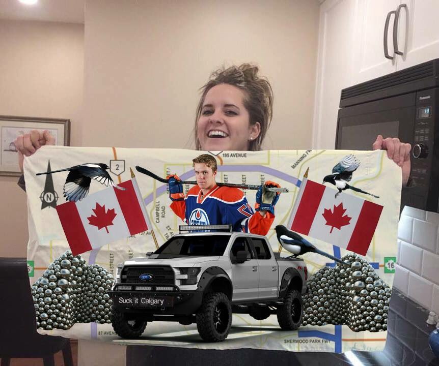 Our mayor is taking suggestions to redesign #Edmonton's city flag. 

Here's what I came up with.

#yeg <a href="/doniveson/">Don Iveson</a>