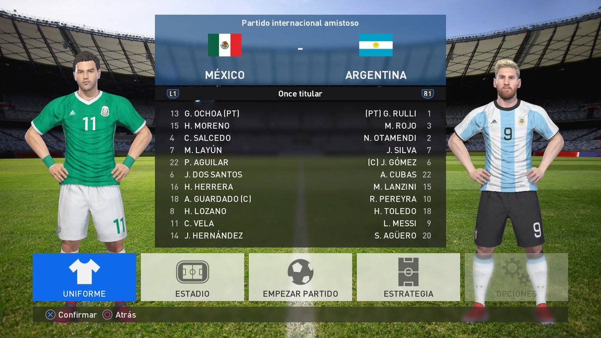 GC2PES2015's tweet photo. Se viene un gran partido amistoso Internacional, ante un gran rival. #MessiRubio todos felices!! #PES2017 #PS4share https://t.co/13V918XYUj