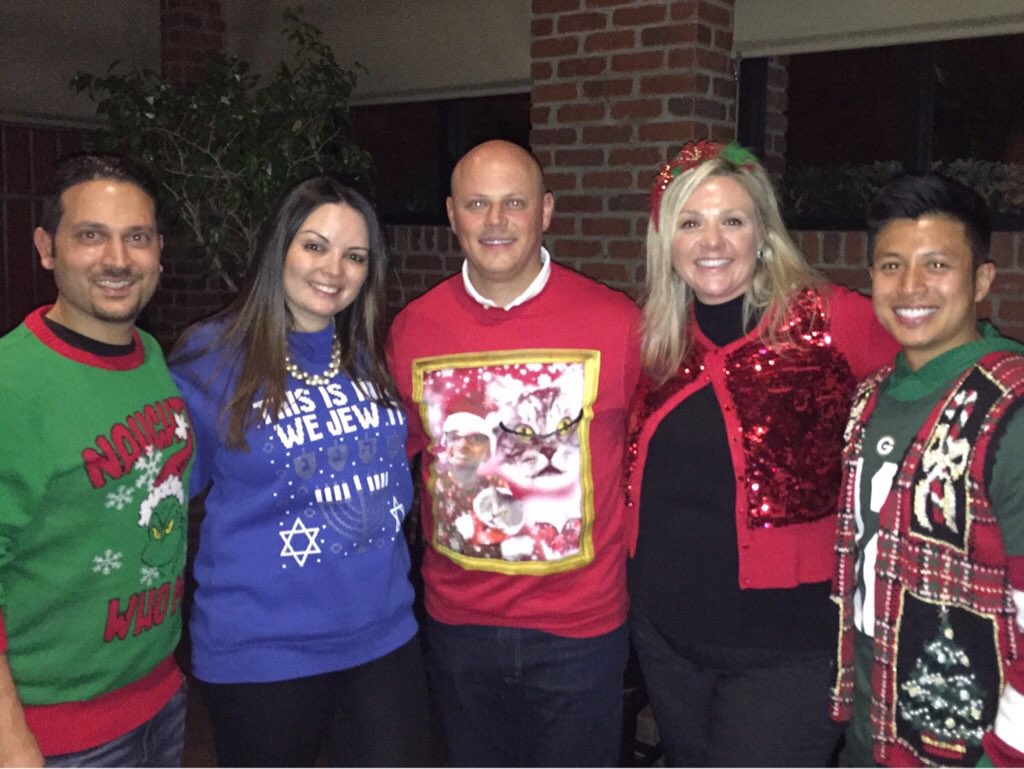 KristaGoto's tweet photo. Celebrating the holidays early... blessed with this amazing team! @TafazzoliF @tatybukrinsky @1MikeNatale https://t.co/zKGUUYZosS