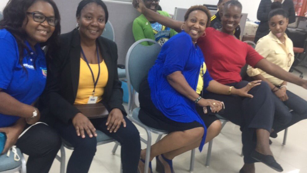 ctotourism's tweet photo. Our fabulous five contestants who made it to the final round of the Caribbean facts quiz!
Congrats to you ladies! ππ½#CTM2016 https://t.co/wpHFZ2tvMU