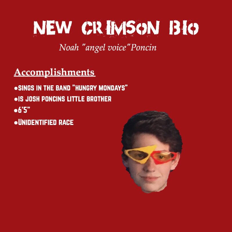 2016Crimson's tweet photo. The second musically "talented" edition to this years team @NoahPoncin looks to bring his talents to the court https://t.co/PGQvl0bqHi