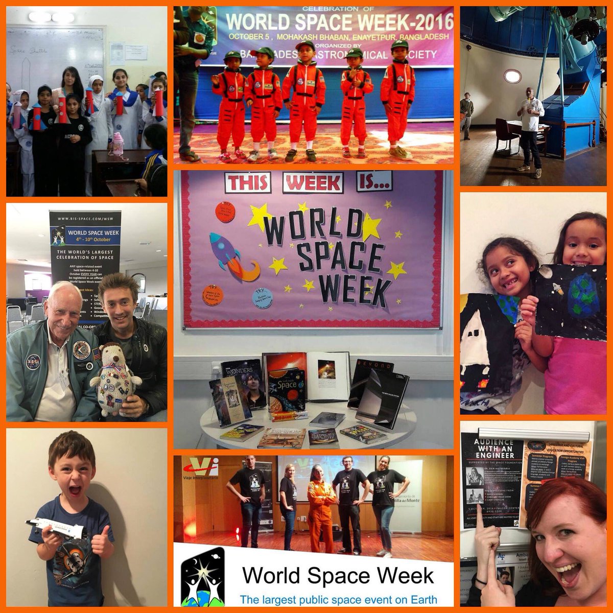 WorldSpaceWeek's tweet photo. Over 2,900 #WorldSpaceWeek events in 85 countries were held this year. Your support helps us grow!✨🌎🚀https://t.co/pNqhV9SqEw #GivingTuesday https://t.co/uCxBiN31a2