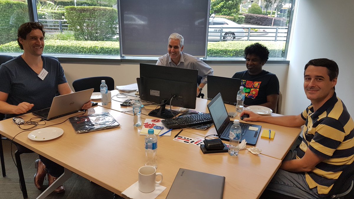 FrancoUcci's tweet photo. @UXCRedRock doing #api #iot #docs #jet #soa #data #hackathonsydney https://t.co/1UdaQeXPwr