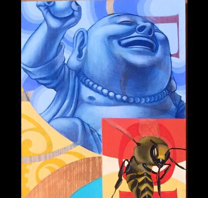 JohnParkArt's tweet photo. Detail of a new piece for my December 10th show at CAVE Gallery, 55 Venice Blvd by the beach. https://t.co/OnvieKPiEu