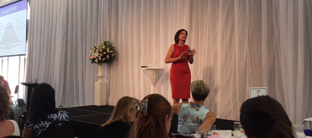 SamAlfordTweets's tweet photo. "Your mission needs to be bigger than your fear" @margiewarrell. Thanks for the invite @performhr #fearless2016 https://t.co/Bix7iwuWIg