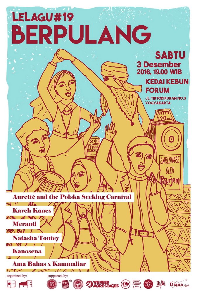 LELAGU #19 : Berpulang  w/ <a href="/AATPSC/">AATPSC</a> <a href="/KavehKaness/">Kaveh Kanes</a> <a href="/Meranti/">Achmad Meranti Hamid</a> | 3 Des, Kedai Kebun Forum, 7PM | HTM 20K | info <a href="/LELAGU_/">LELAGU</a>