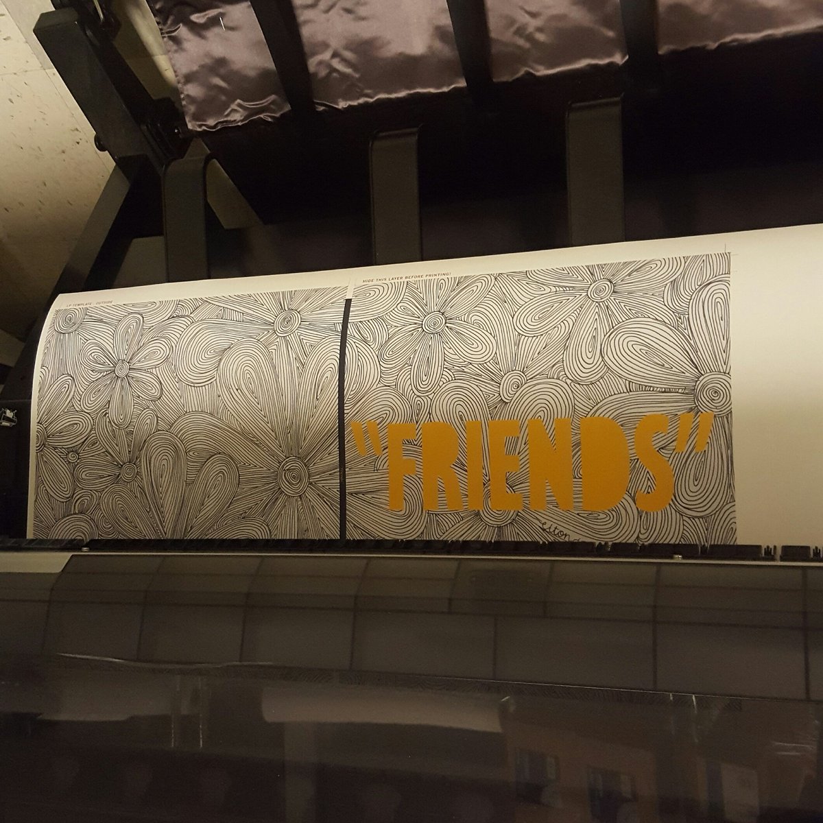 And the final design comps begin! Design 3 printing their LP albums for review #theendisnear #justkeepprinting