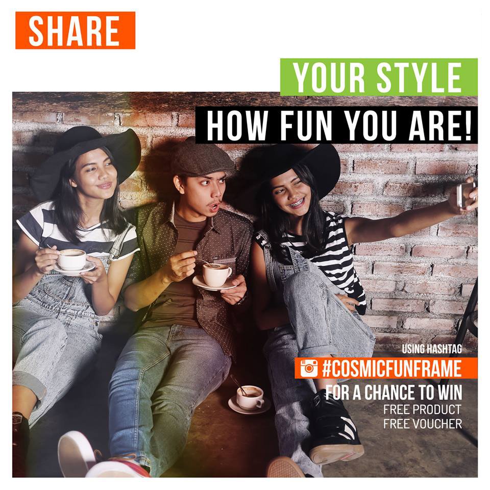cosmicclothes's tweet photo. #COSMICFUNFRAME
Mention&Tag @cosmicclothes&@_cosmicgirl dgn hastag #COSMICFUNFRAME,foto menggunakan produk Cosmic & kamu upload k instagram https://t.co/LOzrD41z2J