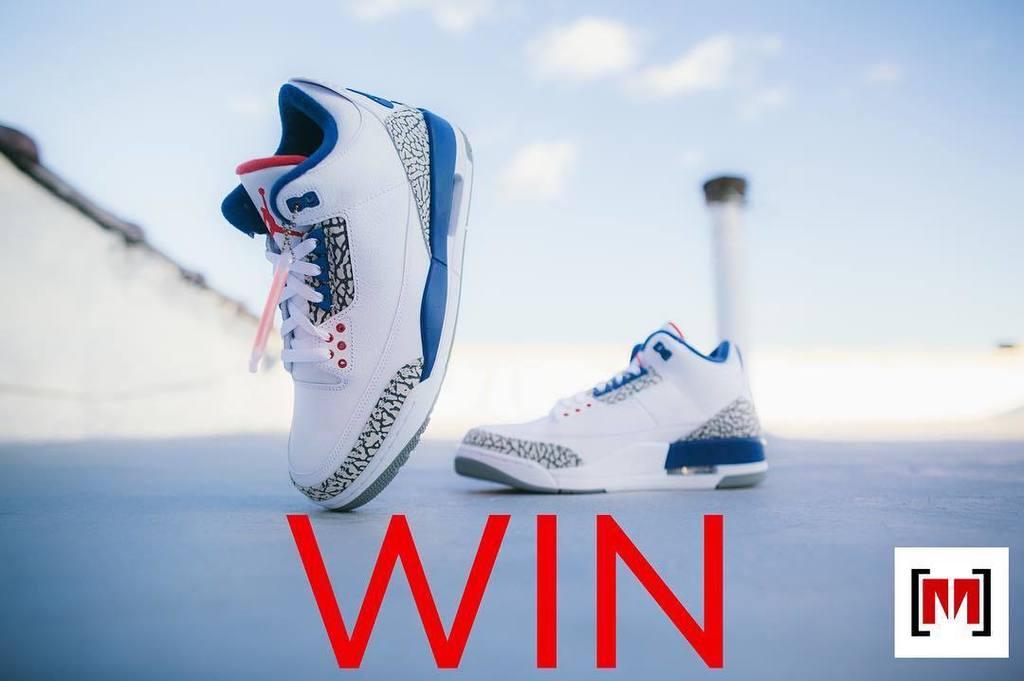 moesest1985's tweet photo. Jordan 3 "True Blue" Giveaway

RULES:
1) Follow @moesest1985 and @jordandepot 
2) Like &amp; C… https://t.co/5dBCGnMXRE https://t.co/yAEq53P5Z3