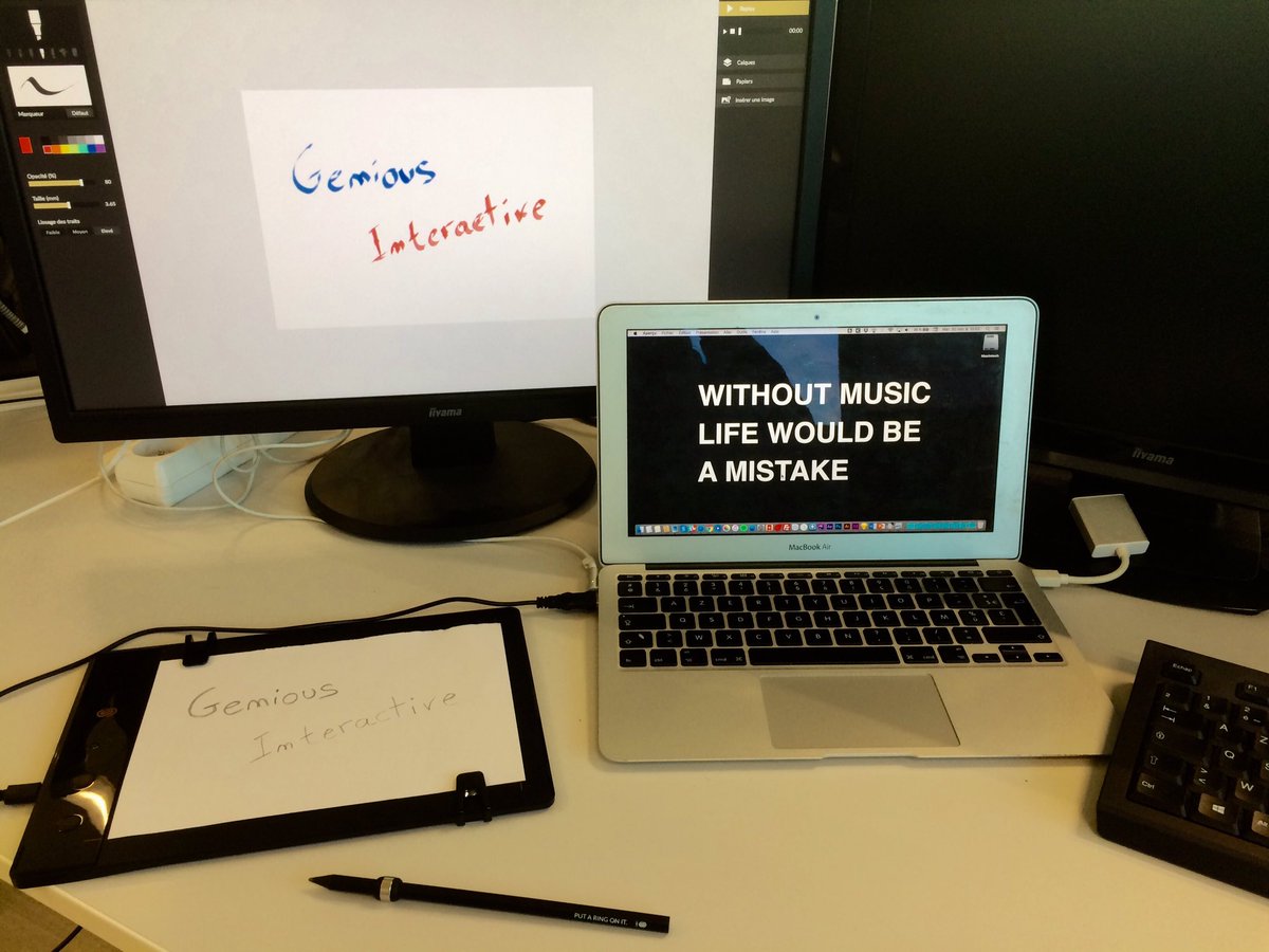 gregoiregautier's tweet photo. Aujourd'hui chez @GeniousITV on teste la #LaSlate de @iskn_co ✍🏻 https://t.co/XXduB6fvdQ