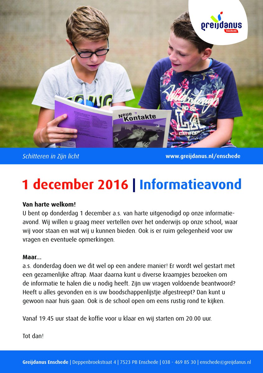 Greijdanus Enschede tweet media