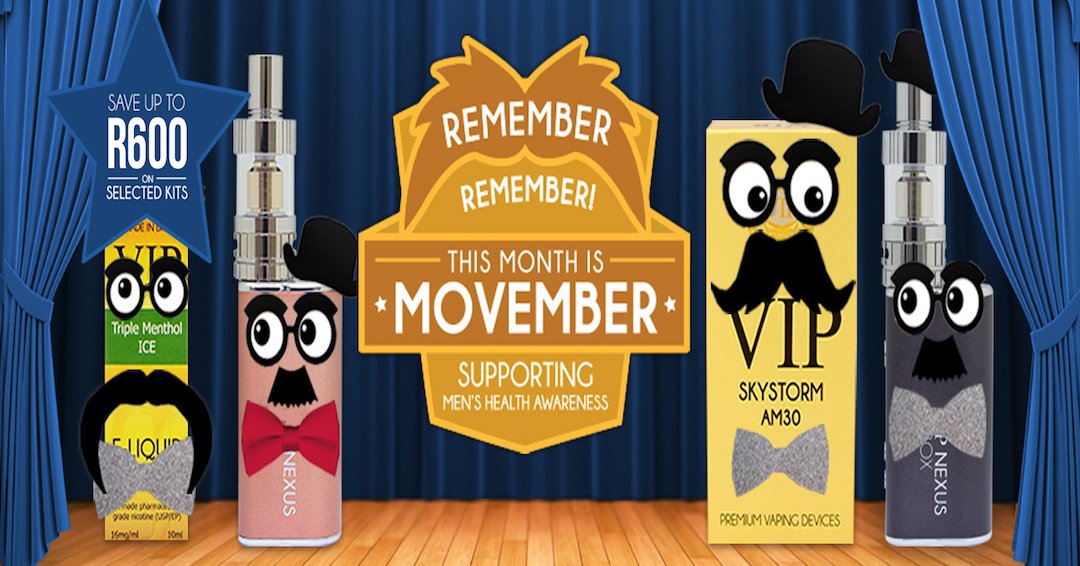 vip_africa's tweet photo. LAST DAY OF OUR MOVEMBER VAPING-SPECIAL!
AVAILABLE BEFORE CLOSING TIME TODAY AT:
#VIPwoodlands
#VIPsouthgate
#VIPeastpoint
#VIPcenturionmall https://t.co/XL8eQ5qukp