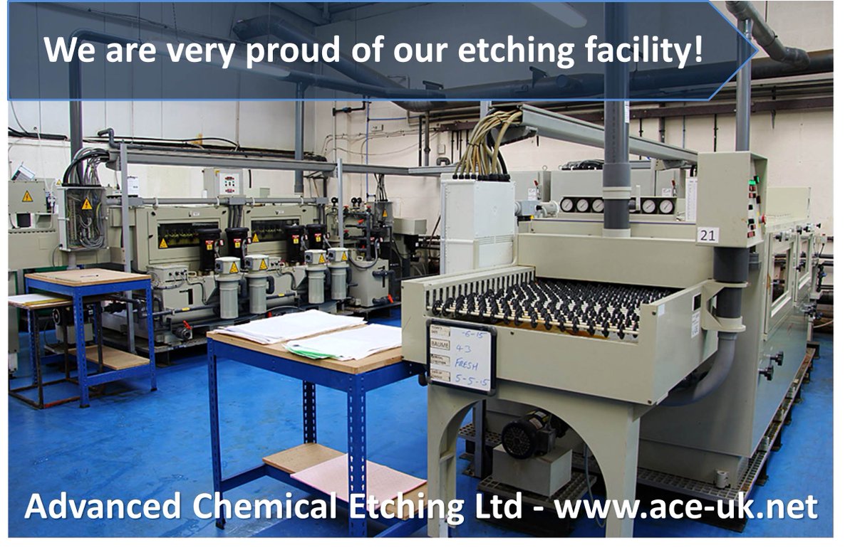 Ace_ChemEtching's tweet photo. Introducing @Ace_ChemEtching to @FBNAward we are a #metal #component manufacturer based in Telford Shropshire using #chemical #etching #FBNA https://t.co/yvnt2c3Ouo