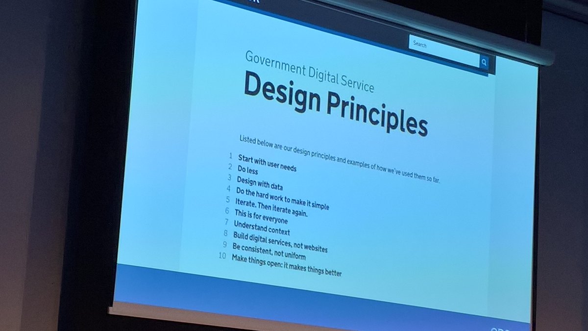 mathiasekman's tweet photo. 8 design principer från UK. Kräver agilt arbetsätt. Dags att anamma detta och moderna plattformar #digigovSE https://t.co/HxPo1bbG4o