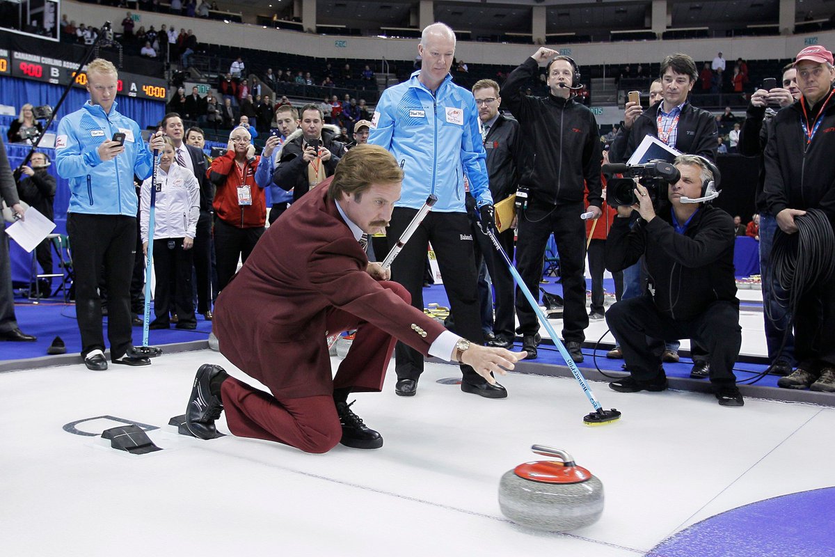 Curling goals.