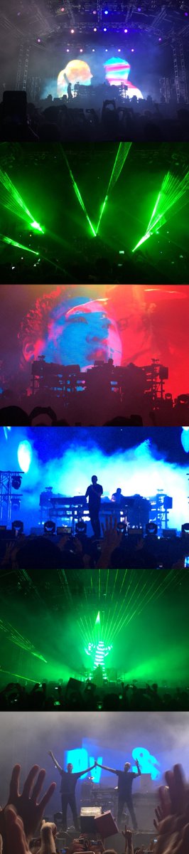 AbsintheLemon's tweet photo. #Clockenflap2016 #ChemicalBrothers @ChemBros The best show for year 2016 ever, totally swooned over your guys !!! https://t.co/n0YoDCq8cT