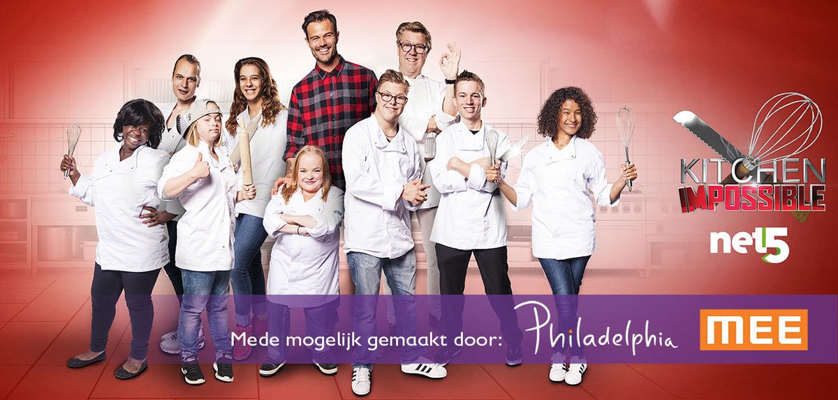 philadelphiaNL's tweet photo. Vanavond 1e uitzending Kitchen Impossible met onze kandidaten op @Net5 21.30 uur. Alle info op: https://t.co/IwhNaIlJ0B #KI2016 https://t.co/y1mlZSQ7Fo